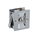 GEO GBH-SDPR 1-3/4" x 2-1/4" Privacy Sliding Door Lock - Polished Chrome