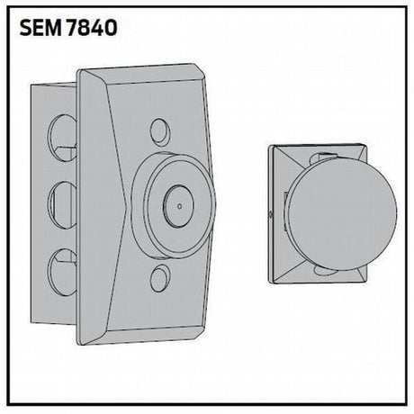 LCN SEM7840DKBRZ SEM wall mount magnet door release, additional view