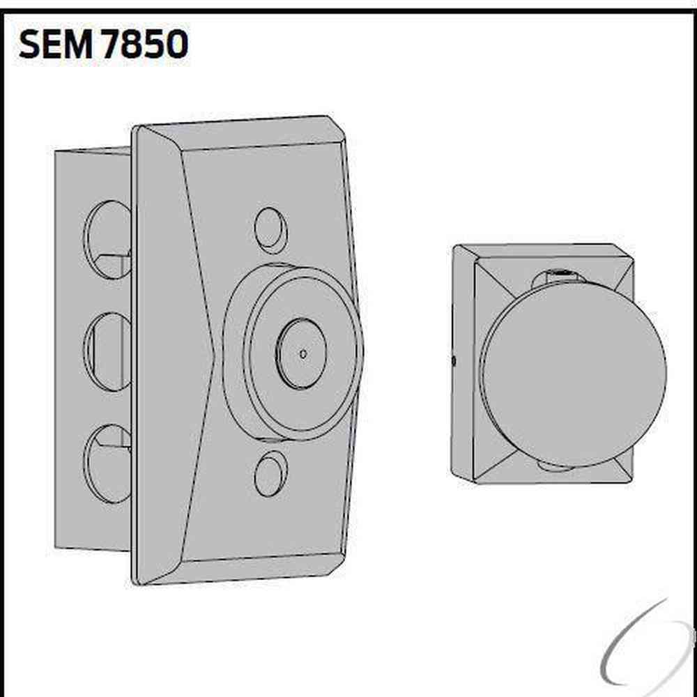 LCN SEM7850DKBRZ dark bronze recessed wall mount hold open magnet