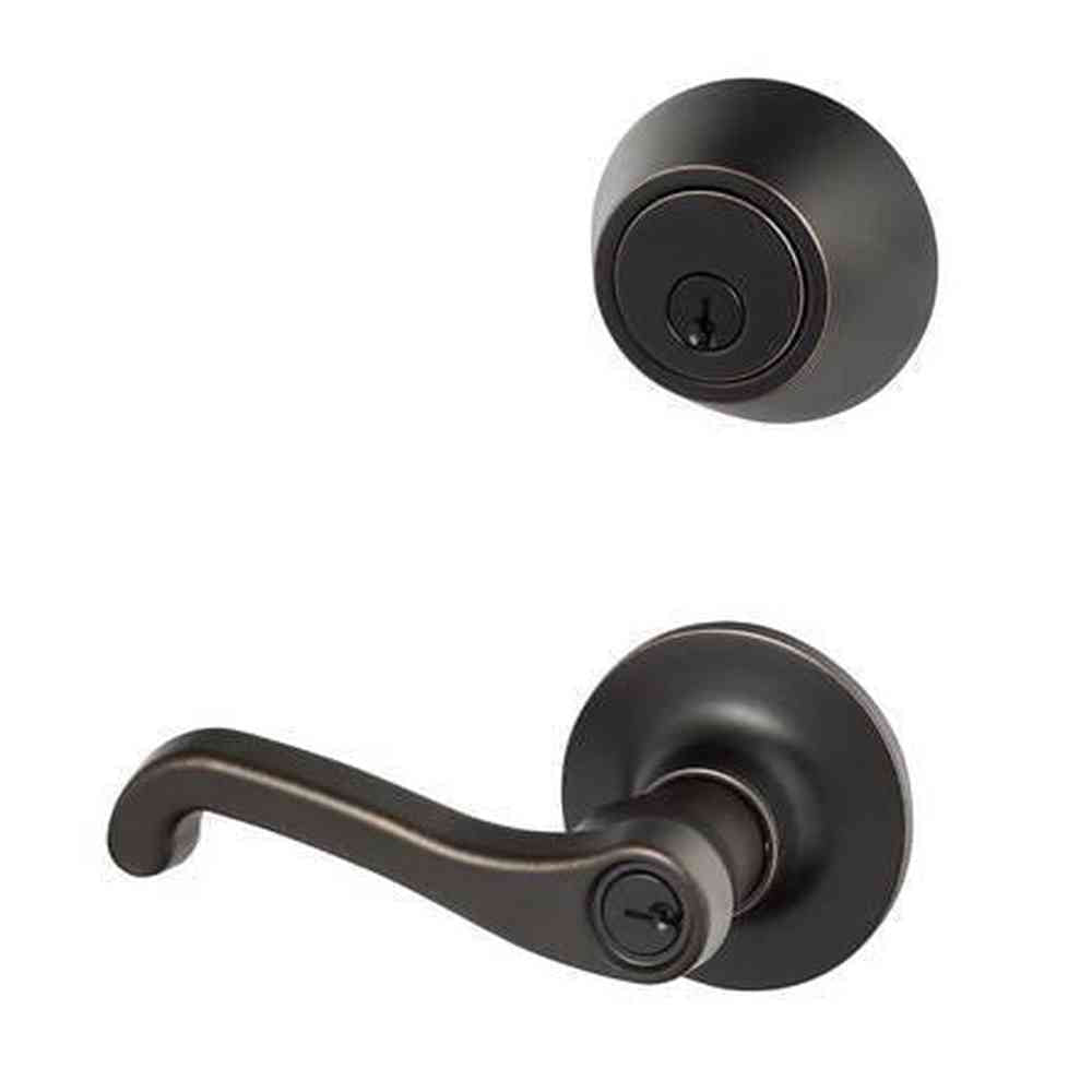 Sure-Loc SG107/DB201 11P vintage bronze entry and deadbolt combo