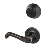 Sure-Loc SG107/DB201 11P vintage bronze entry and deadbolt combo