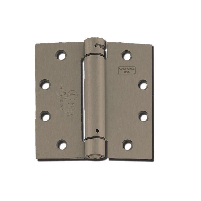 Cal-Royal SH140-10A satin bronze blackened spring hinge