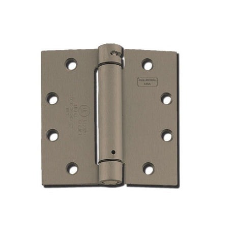 Cal-Royal SH140-10A satin bronze blackened spring hinge
