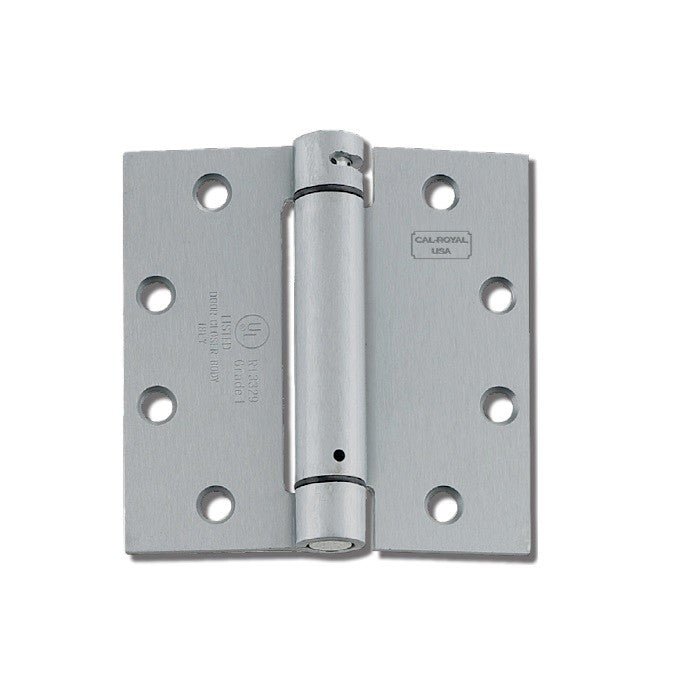 Cal-Royal SH140-26D satin chrome spring hinge