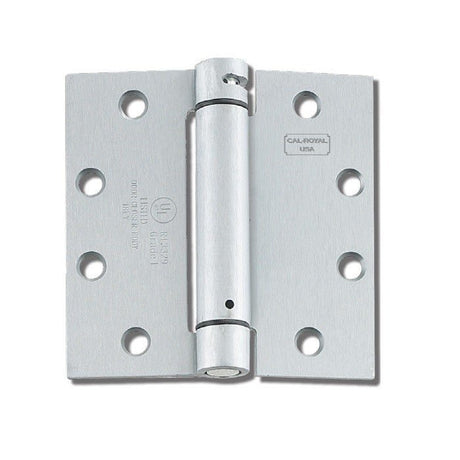 Cal-Royal SH140-26 bright polished chrome spring hinge