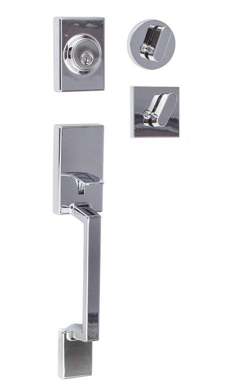 Sure-Loc Modern SH500 26 polished chrome dummy handleset