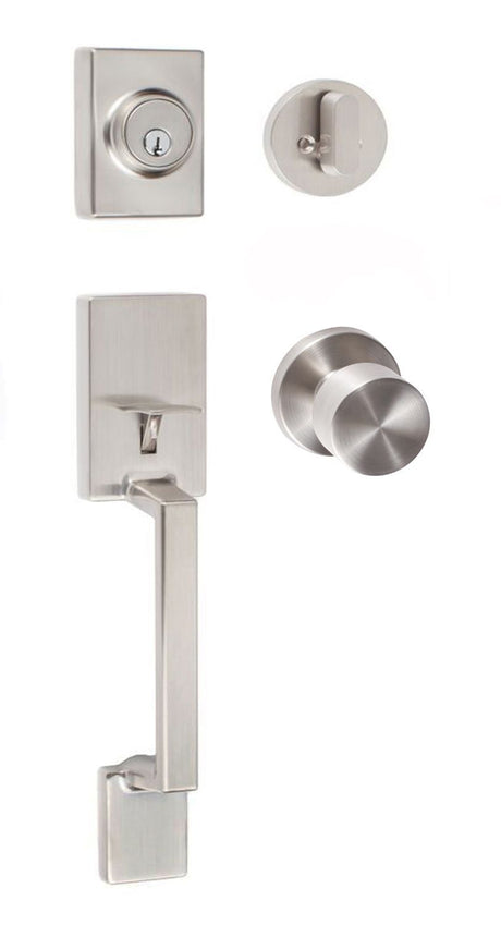 Sure-Loc SH507-R-BG-RD 15 satin nickel single cylinder handleset