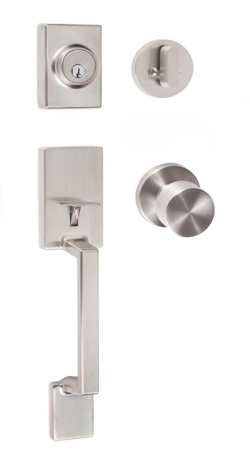 Sure-Loc SH507-R-BG-RD 15 satin nickel single cylinder handleset