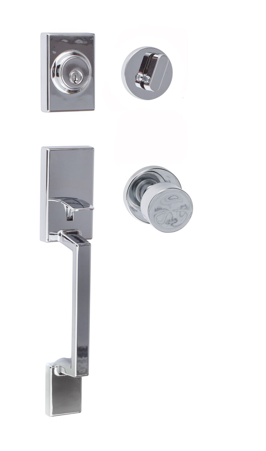 Sure-Loc SH507-R-BG-RD 26 polished chrome single cylinder handleset