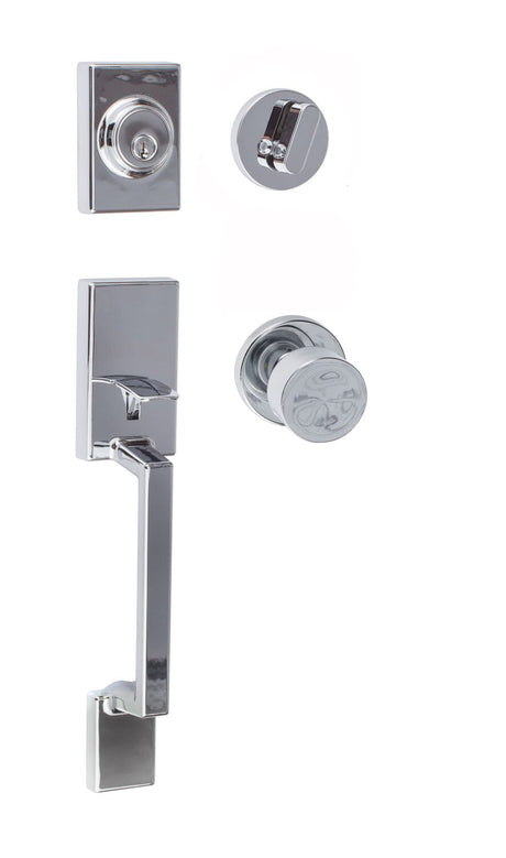 Sure-Loc SH507-R-BG-RD 26 polished chrome single cylinder handleset