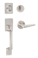 Sure-Loc SH507-R-BS-RD 15 satin nickel single cylinder handleset