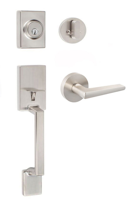 Sure-Loc SH507-R-BS-RD 15 satin nickel single cylinder handleset
