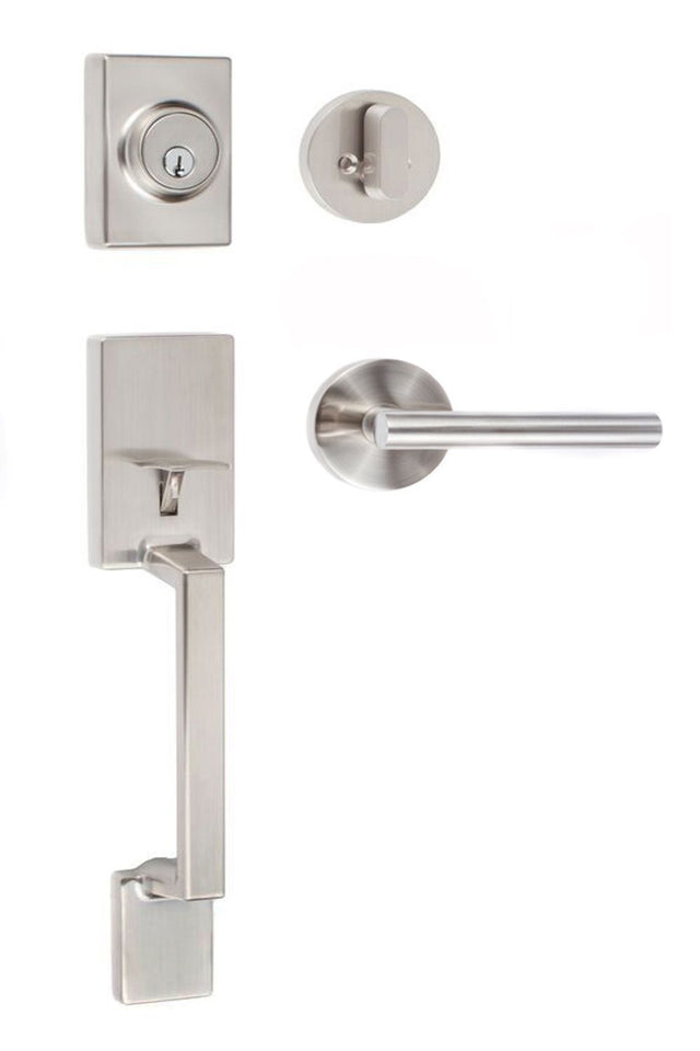 Sure-Loc SH507-R-JU 15 satin nickel single cylinder handleset