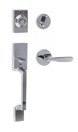 Sure-Loc SH507-R-TR 26 polished chrome single cylinder handleset