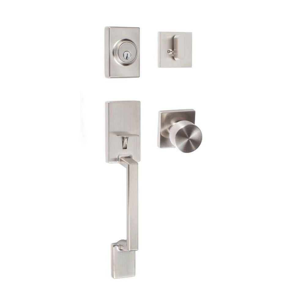 Sure-Loc SH507-S-BG-SQ 15 satin nickel single cylinder handleset