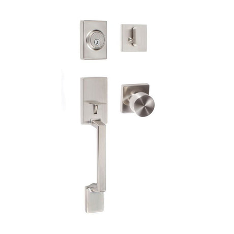 Sure-Loc SH507-S-BG-SQ 15 satin nickel single cylinder handleset