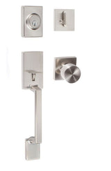 Sure-Loc SH507-S-BG-SQ 15 satin nickel single cylinder handleset
