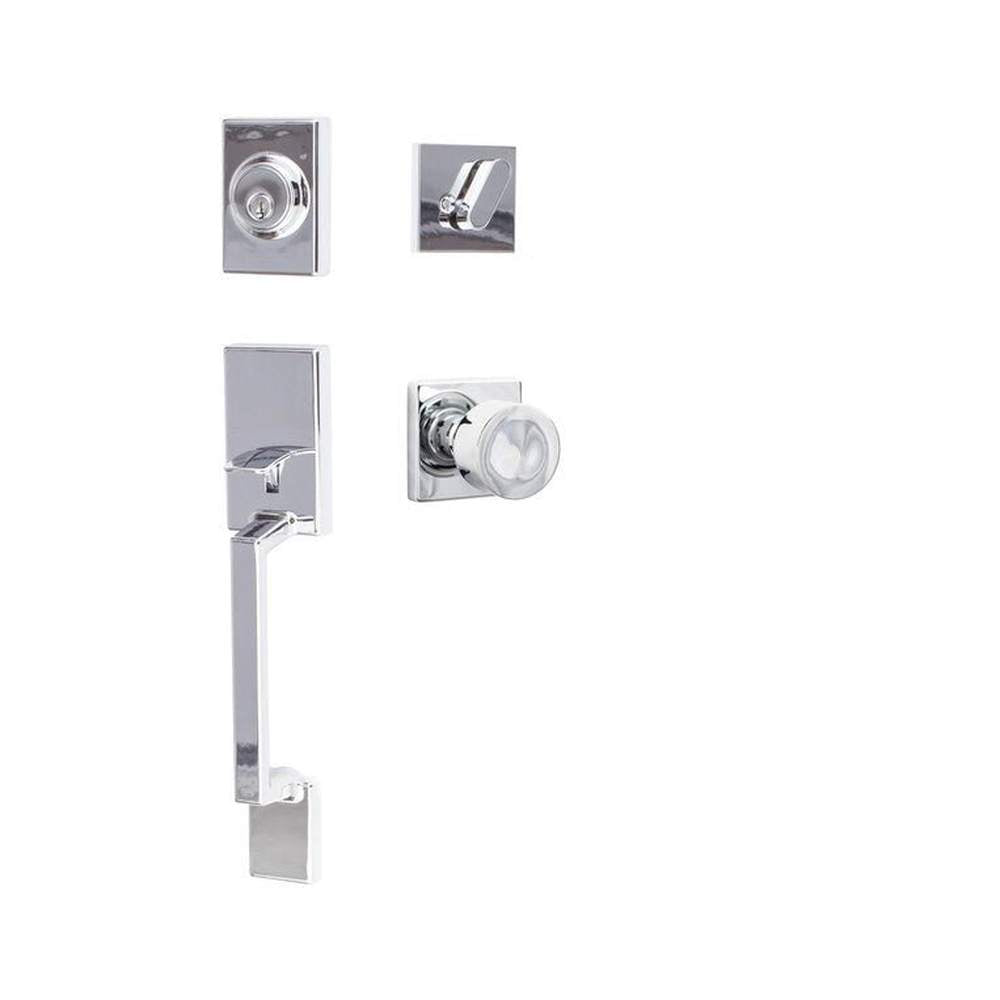 Sure-Loc SH507-S-BG-SQ 26 polished chrome single cylinder handleset