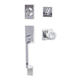 Sure-Loc SH507-S-BG-SQ 26 polished chrome single cylinder handleset
