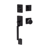 Sure-Loc SH507-S-BG-SQ FBL flat black single cylinder handleset
