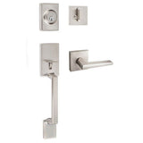 Sure-Loc SH507-S-BS-SQ 15 satin nickel single cylinder handleset
