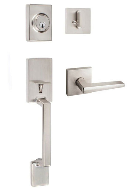 Sure-Loc SH507-S-BS-SQ 15 satin nickel single cylinder handleset