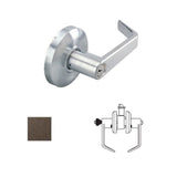 Cal-Royal SL00-10BE dark oxidized satin bronze keyed entry door lever