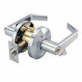 Cal-Royal SL00-26D-2-3/8 satin chrome keyed entry door lever