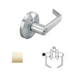 Cal-Royal SL00-3 bright polished brass keyed entry door lever