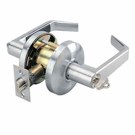 Cal-Royal SL05-26D-2-3/8 satin chrome storeroom door lever