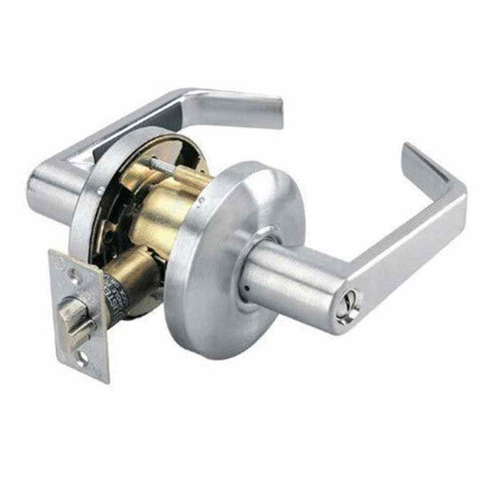 Cal-Royal SL20-26D-2-3/8 satin chrome privacy door lever