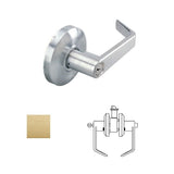 Cal-Royal SL20-4 satin brass privacy door lever