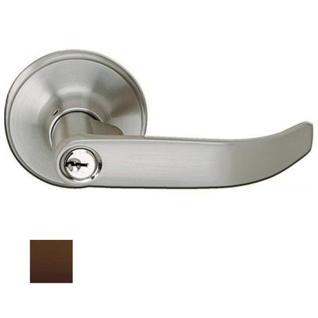 Cal-Royal SOP00-10B keyed entry keyed entry door lever in oil-rubbed bronze, additional view