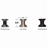 Sietto SP-212-SN satin nickel cabinet pull