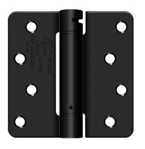 Orca Hardware SPR4014-19 spring hinge in black, additional view