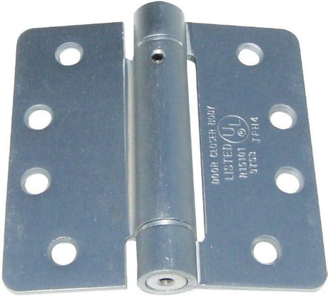 Orca Hardware SPR4014-26D spring hinge in satin chrome, additional view