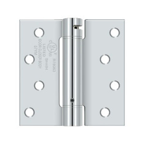 Orca Hardware SPR4040-26D spring hinge in satin chrome, additional view