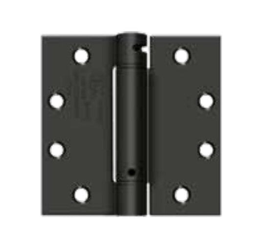 Orca Hardware SPR4545-19 black spring hinge