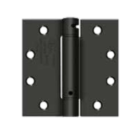 Orca Hardware SPR4545-19 black spring hinge