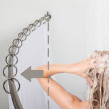 Elements SR02-SN-R satin nickel shower rod