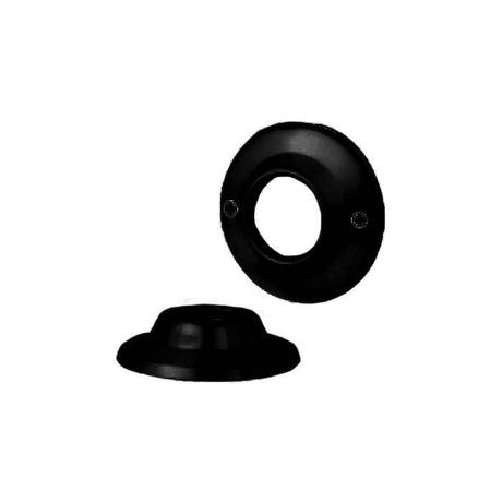 Orca Hardware SSRHES-BL black shower curtain rod holder