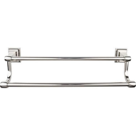 Top Knobs Stratton Bath Towel Bar 30" Double, front view