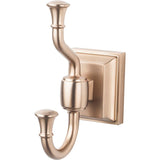 Top Knobs STK2BB brushed bronze double robe hook