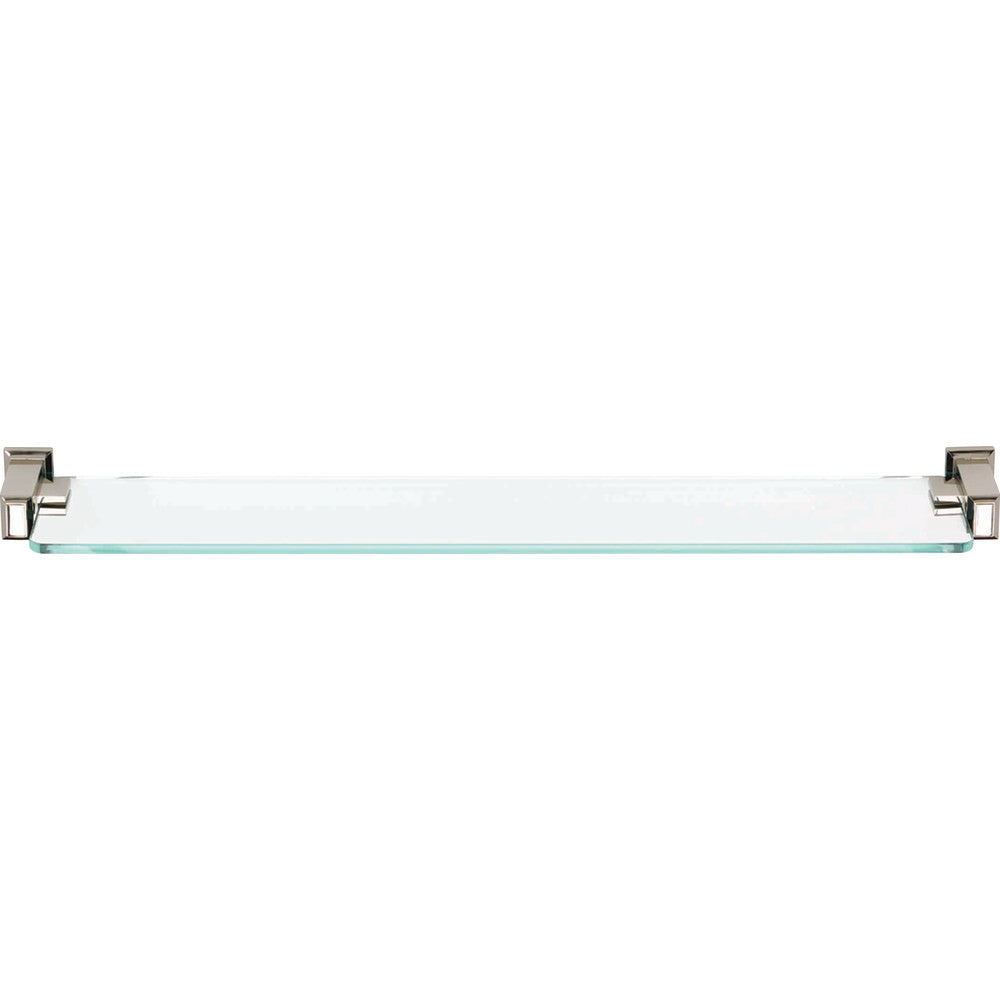 Atlas Homewares SUTSF-PN polished nickel glass shelf