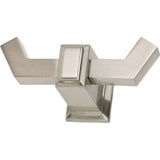 Atlas Homewares SUTTH-BRN brushed nickel double robe hook