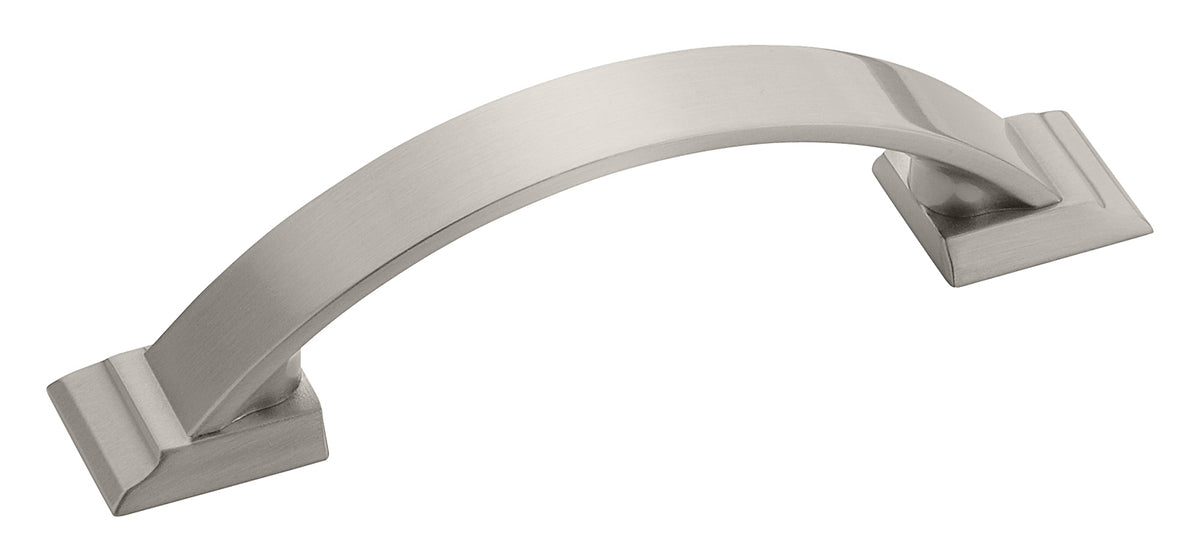 Amerock 5PK29349G10 Candler 3 inch (76mm) Center-to-Center Satin Nickel Cabinet Pull - 5 Pack