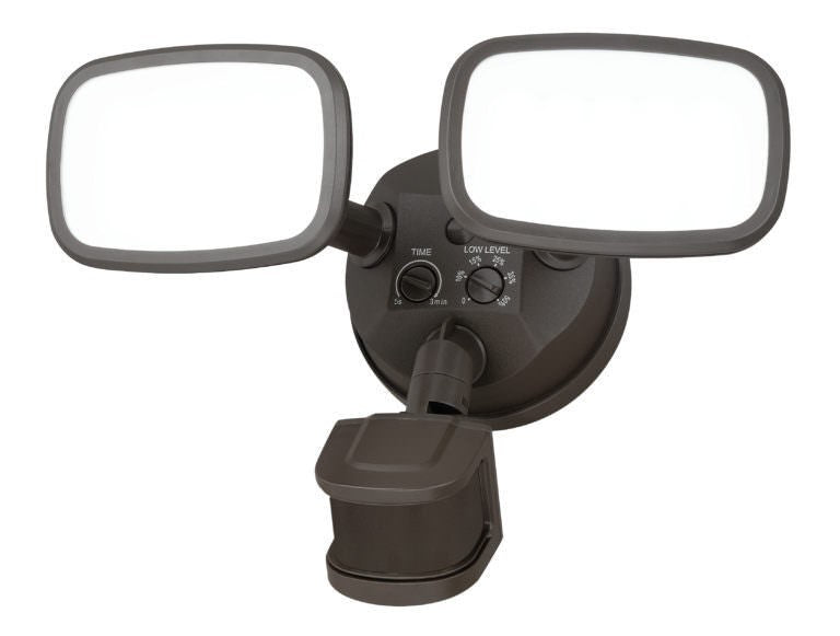 Vaxcel T0100 T00 Sigma Aluminum-Plastic 2L Dualux Security Light Bronze