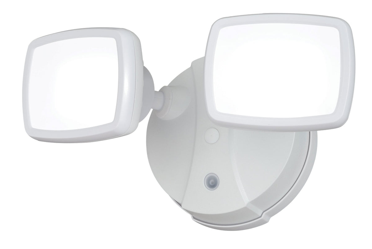 Vaxcel T0101 T010 Sigma Aluminum-Plastic 2L Dusk-to-Dawn Security Light White