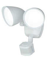 Vaxcel T0170 Tau Aluminum-Plastic Dualux 2-Level LED Motion Sensor Security Light White