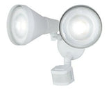 Vaxcel T0175 Gamma Aluminum-Plastic 2 Level Motion Sensor Security Light White